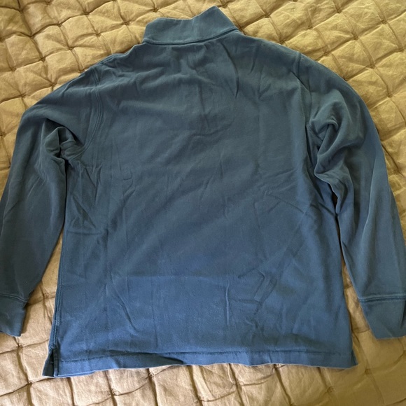 J Crew Gray Half zip - Picture 2 of 2